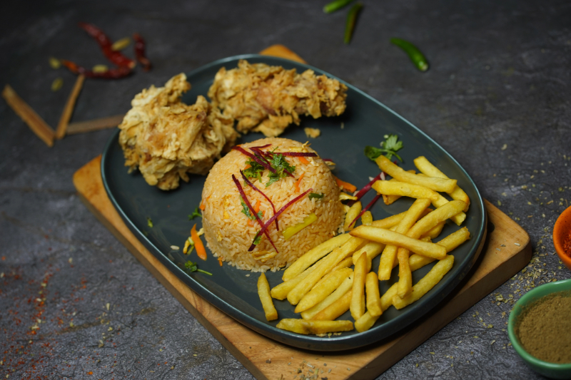 Fried Chicken Combo Rice